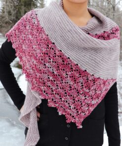 Frost Flower Shawl Kit Options $81